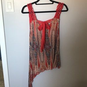 Free People asymmetrical tank
